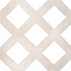 Decorative Lattice Traditional Panel - White