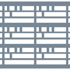 Decorative Lattice Designer Panel - Wright Pattern - Twilight