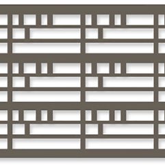 Decorative Lattice Designer Panel - Wright Pattern - Warmstone
